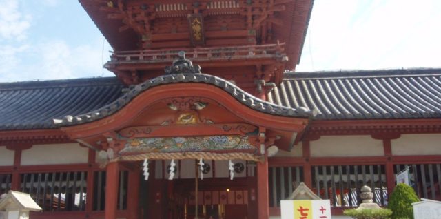 松山市道後伊佐爾波神社